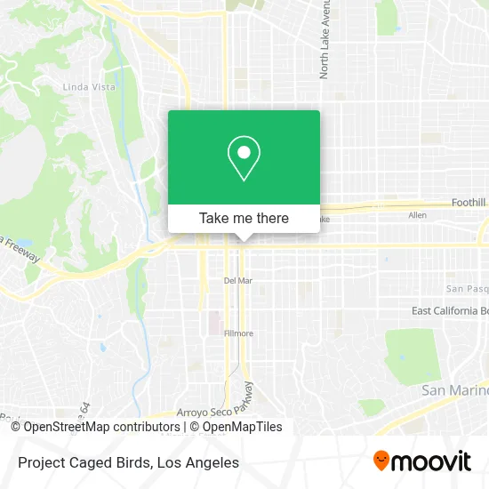 Project Caged Birds map