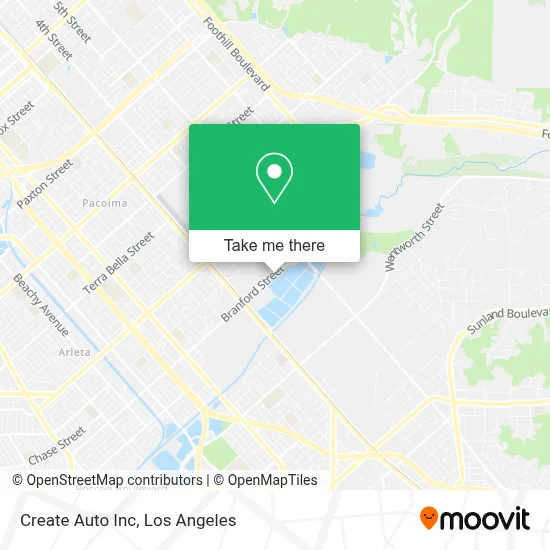 Create Auto Inc map