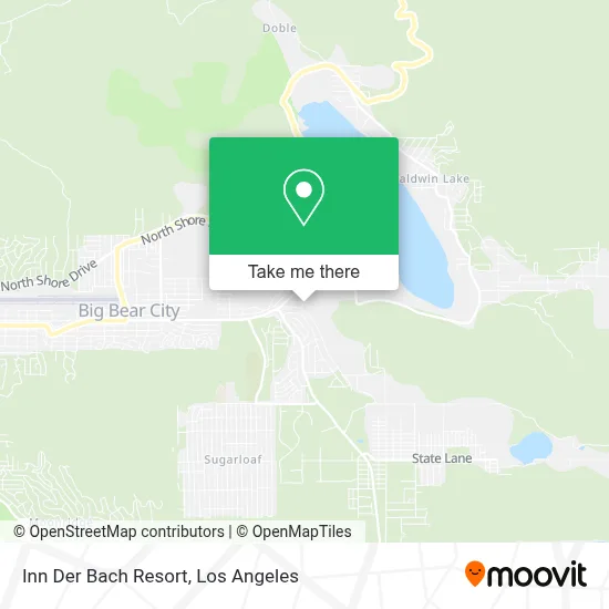 Inn Der Bach Resort map