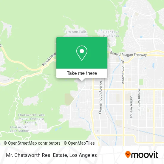 Mr. Chatsworth Real Estate map