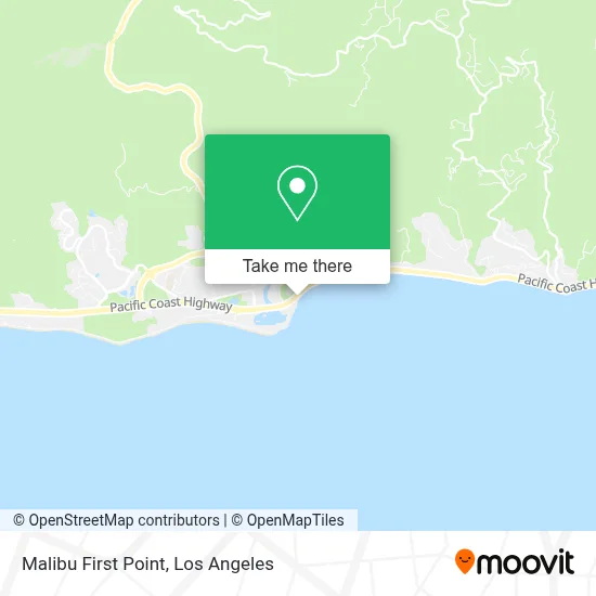 Malibu First Point map