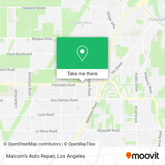 Malcom's Auto Repair map