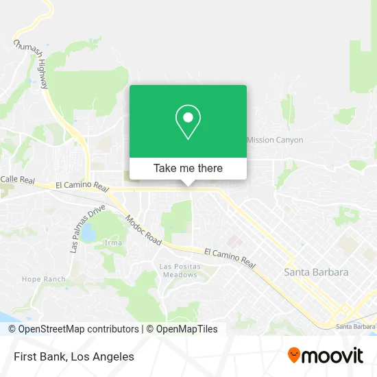 First Bank map