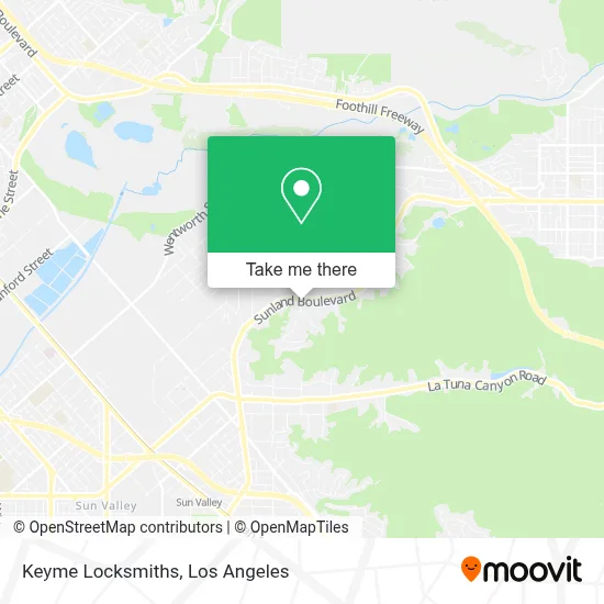 Keyme Locksmiths map