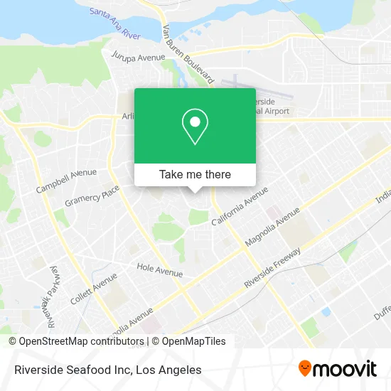 Riverside Seafood Inc map
