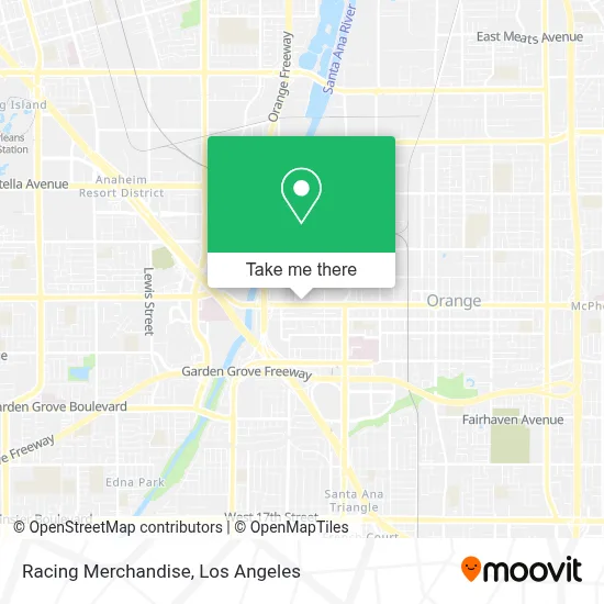 Racing Merchandise map
