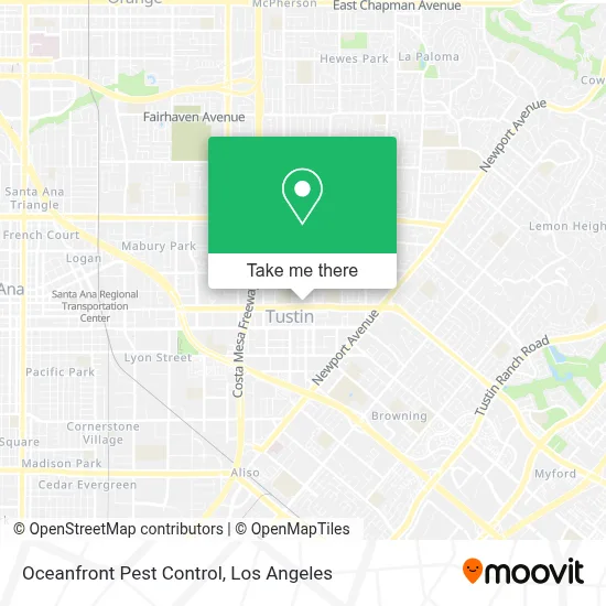 Oceanfront Pest Control map