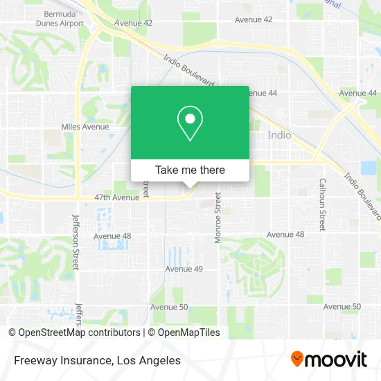 Freeway Insurance map