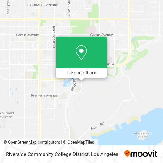 Riverside Community College District map