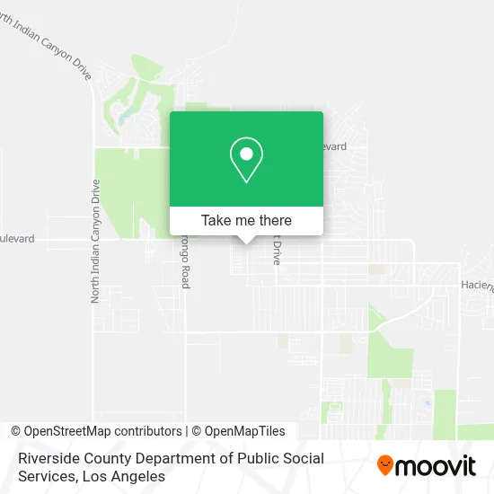 Riverside County Department of Public Social Services map