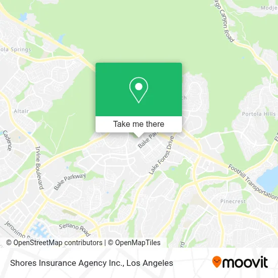 Shores Insurance Agency Inc. map