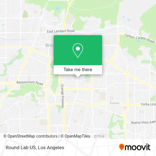 Round Lab US map