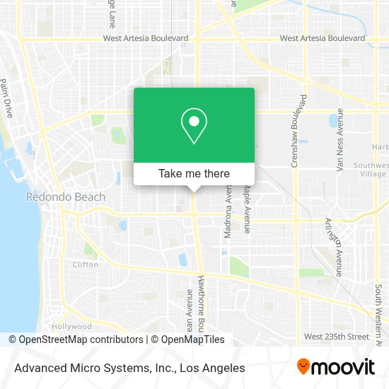 Advanced Micro Systems, Inc. map