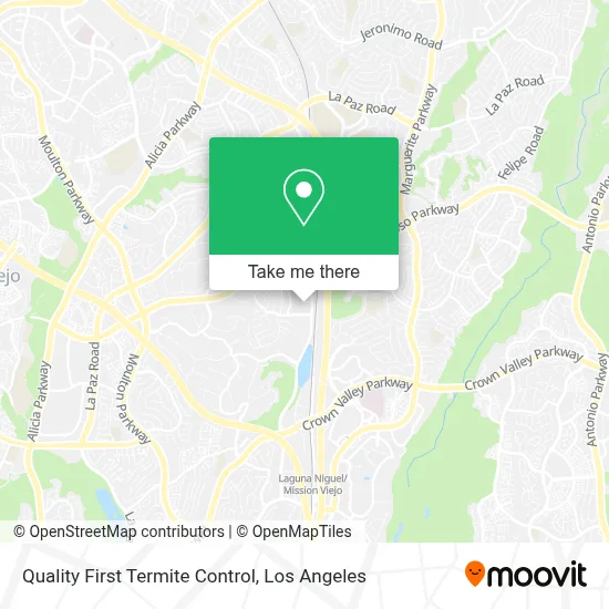 Quality First Termite Control map
