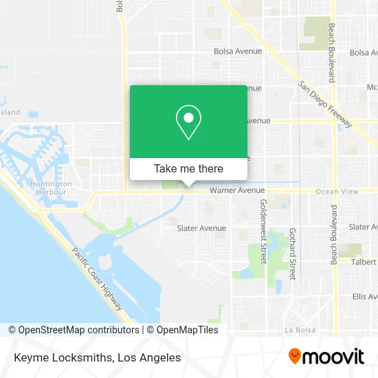 Keyme Locksmiths map