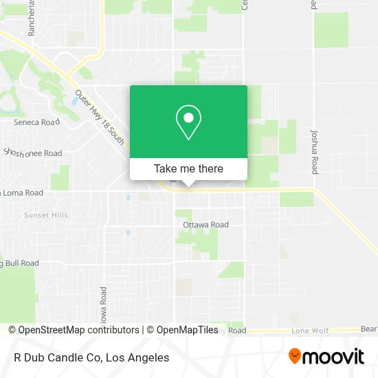 R Dub Candle Co map