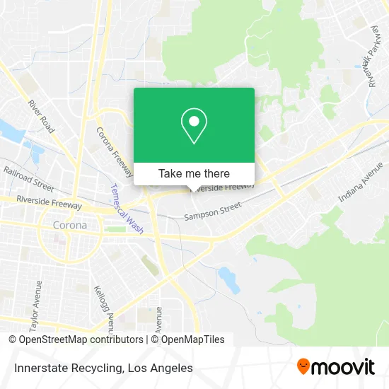 Innerstate Recycling map