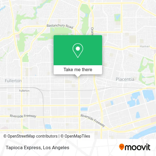 Tapioca Express map