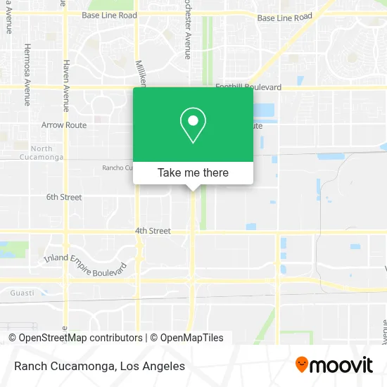 Ranch Cucamonga map