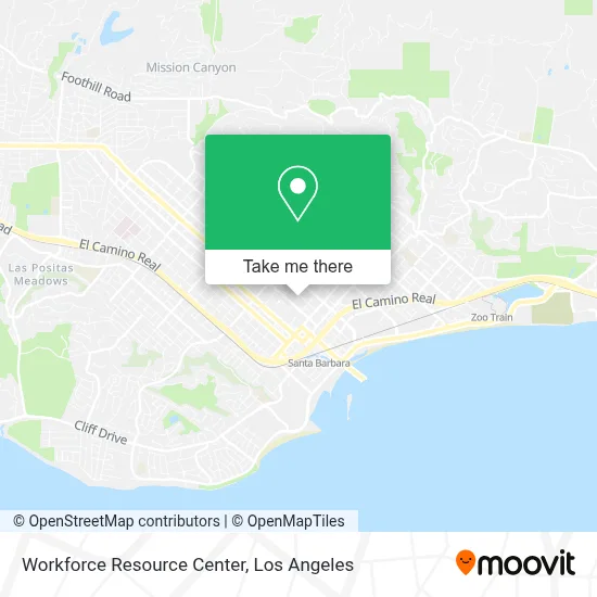 Workforce Resource Center map