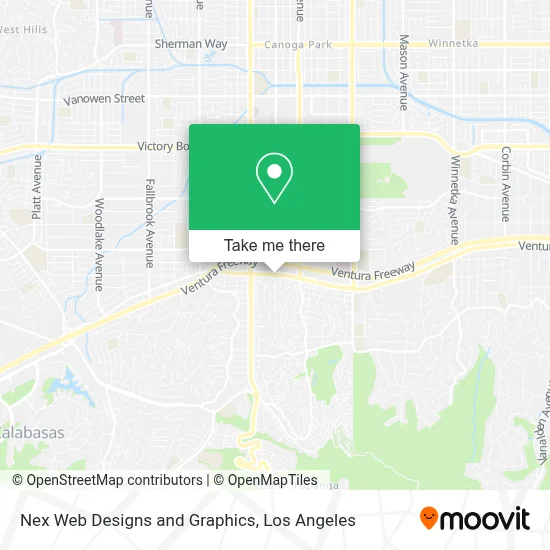 Nex Web Designs and Graphics map