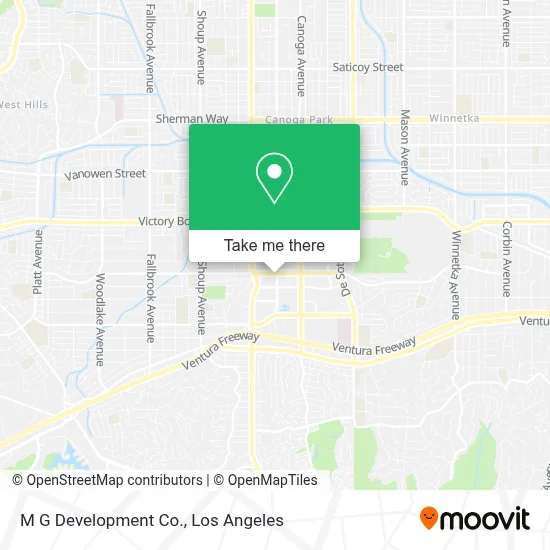 M G Development Co. map