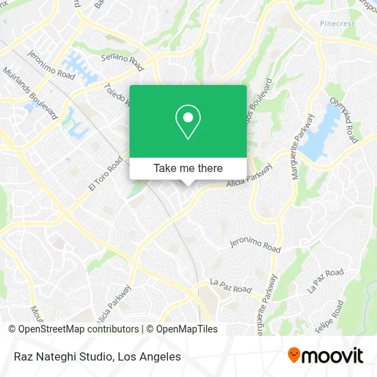 Raz Nateghi Studio map