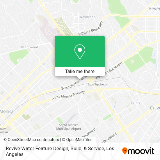 Revive Water Feature Design, Build, & Service map