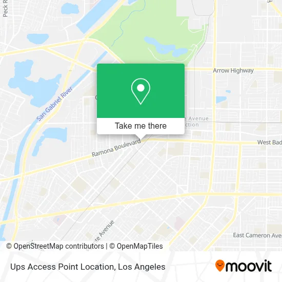 Ups Access Point Location map