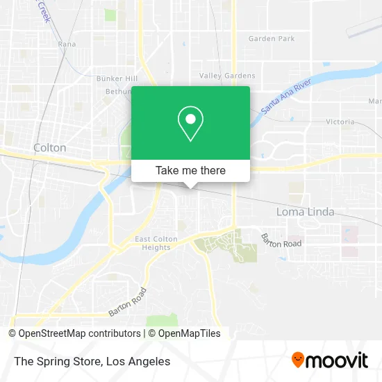 The Spring Store map