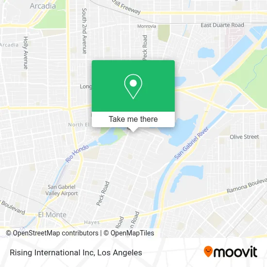 Rising International Inc map