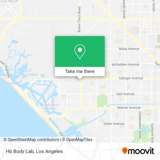 Hb Body Lab map