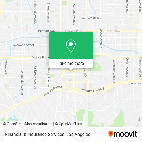 Financial & Insurance Services map