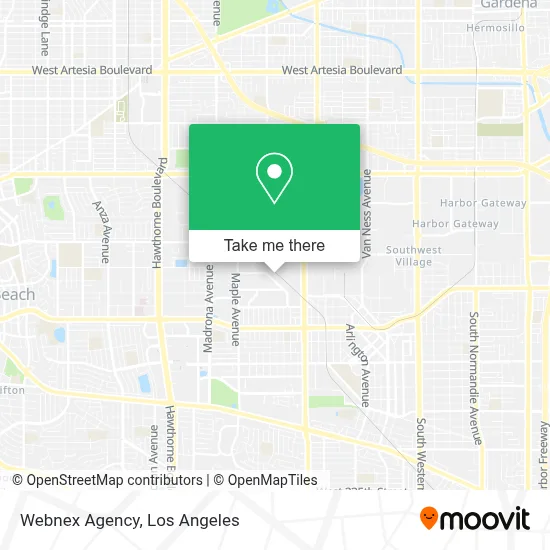Webnex Agency map