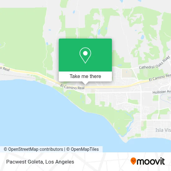 Pacwest Goleta map