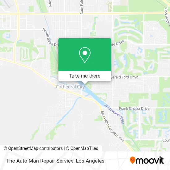 The Auto Man Repair Service map