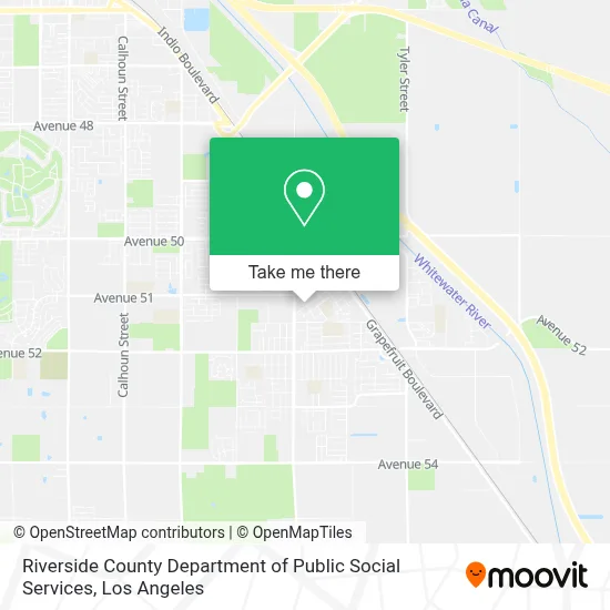 Riverside County Department of Public Social Services map