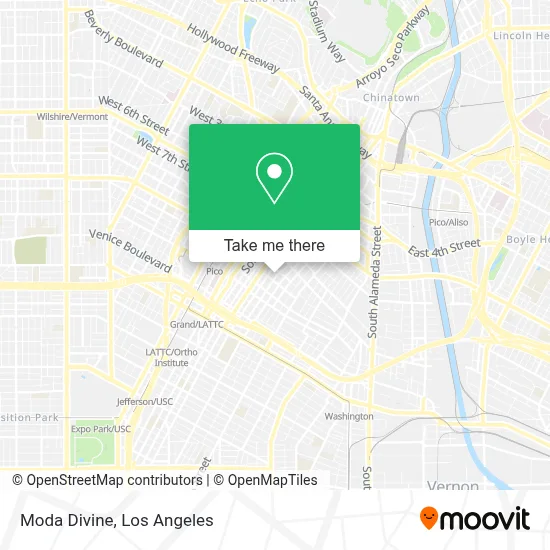 Moda Divine map