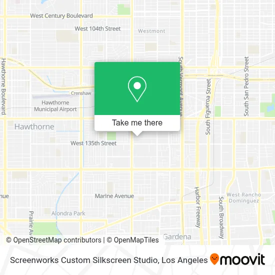 Screenworks Custom Silkscreen Studio map