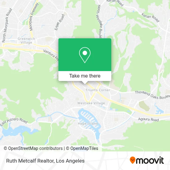 Ruth Metcalf Realtor map