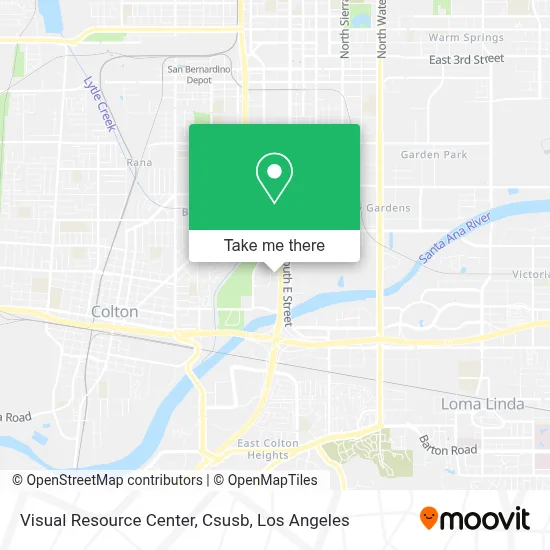 Visual Resource Center, Csusb map