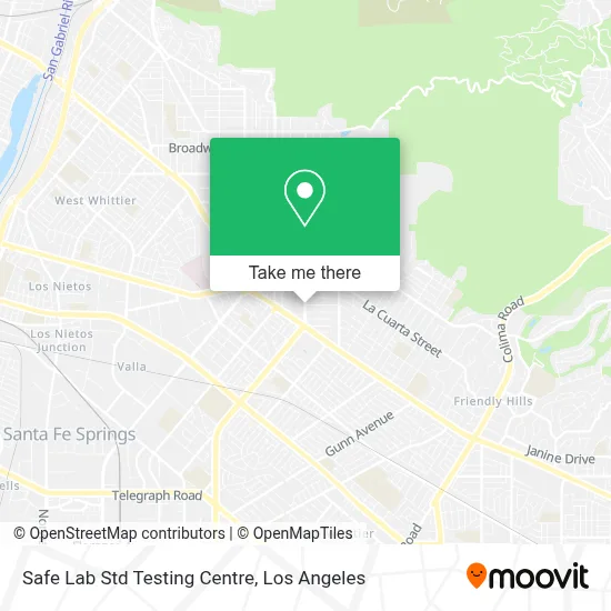 Safe Lab Std Testing Centre map