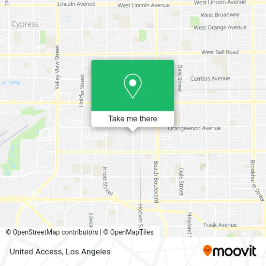 United Access map