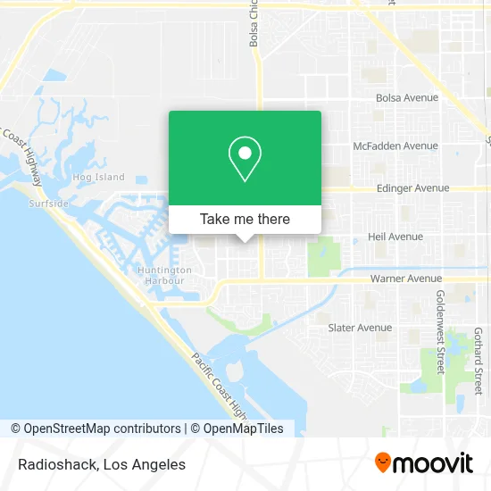 Radioshack map