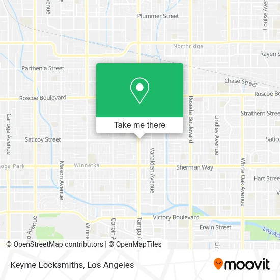 Keyme Locksmiths map