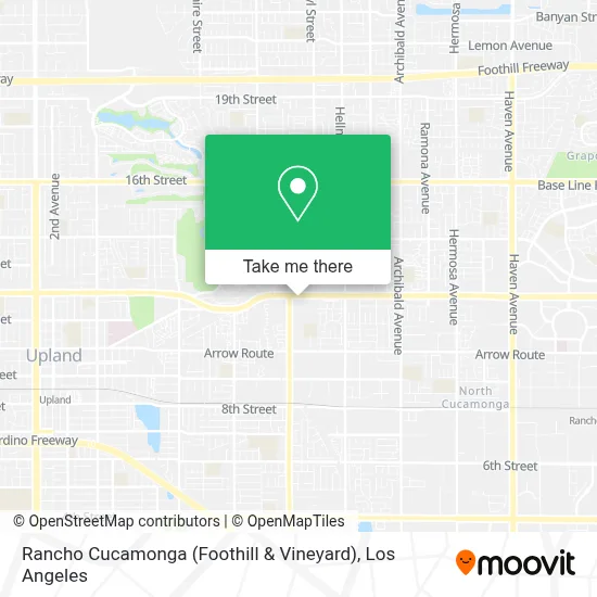 Rancho Cucamonga (Foothill & Vineyard) map