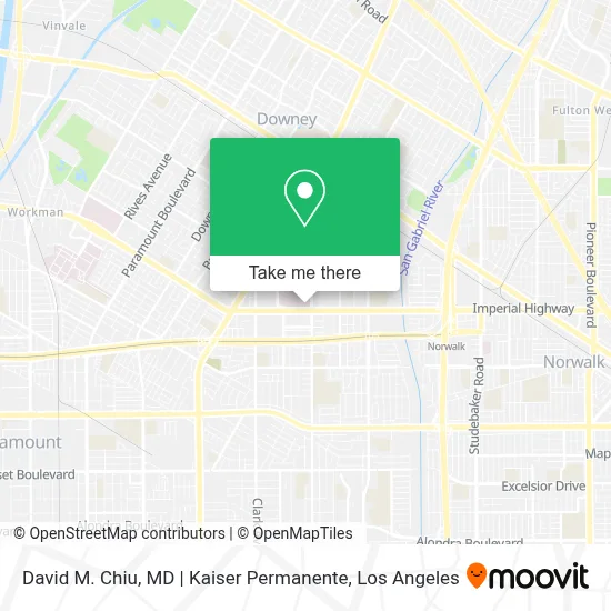 David M. Chiu, MD | Kaiser Permanente map