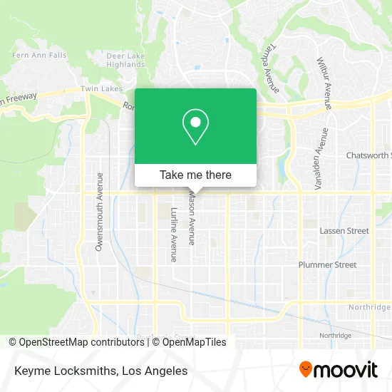 Keyme Locksmiths map