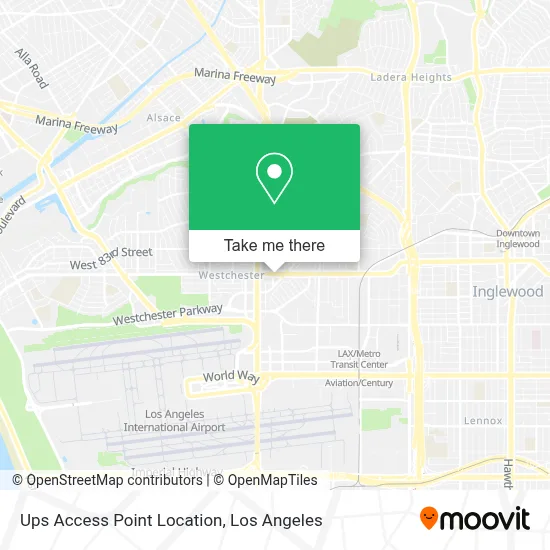 Ups Access Point Location map