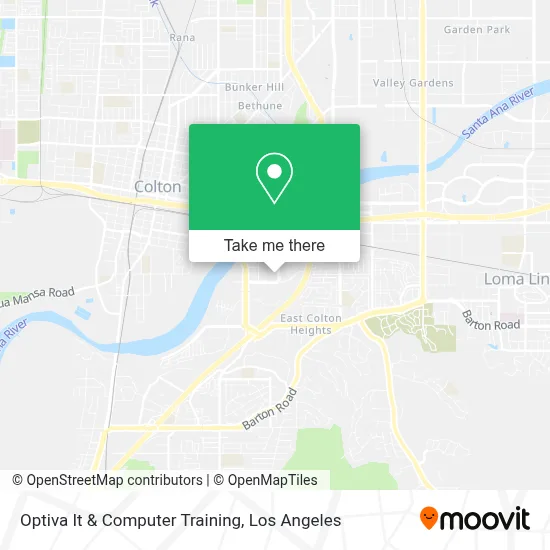 Optiva It & Computer Training map
